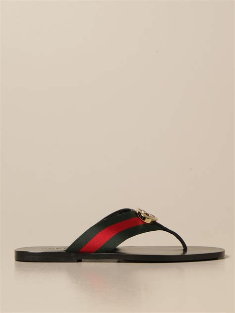 gucci strisce rosse|Sandali Web Stripe in Nero .